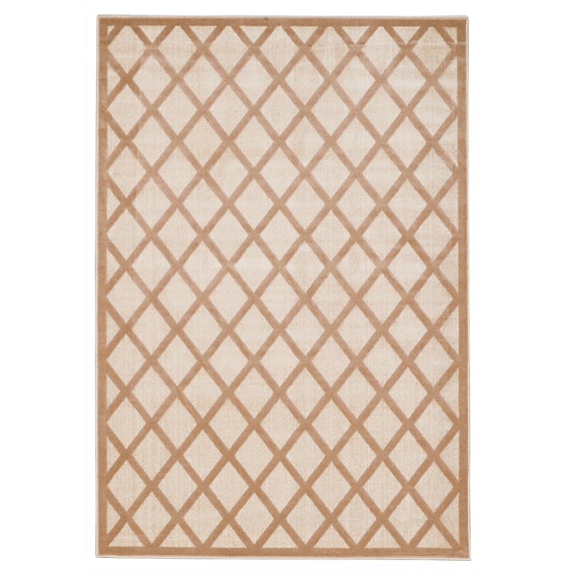 Linon Dia Lima Polypropylene 8'x10' Rug in Beige