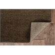 Linon Omar Polypropylene 8'x10' Rug in Brown and Sand