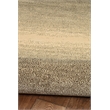 Linon Omar Polypropylene 8'x10' Rug in Brown and Sand