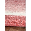 Linon Omar Polypropylene 8'x10' Rug in Red and Ivory