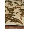 Linon Vintage Amore Polyester 8'x10' Rug in Sand and Green