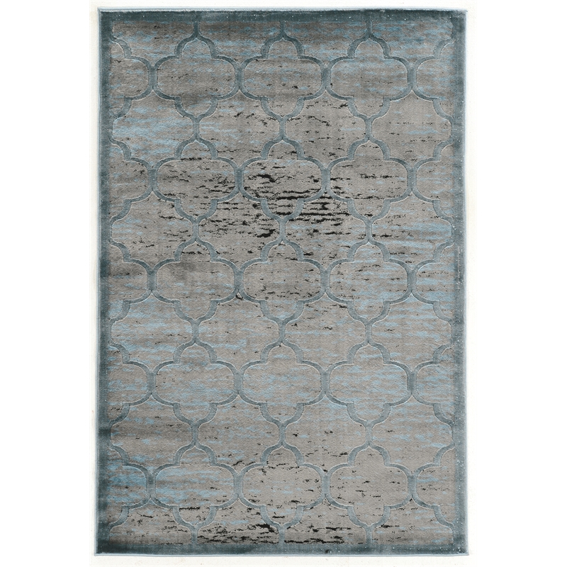 Linon Platinum Trellis Polyester 5'x7'6
