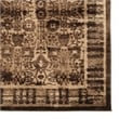 Linon Platinum Isphahan Polyester 8'x11' Rug in Brown and Black