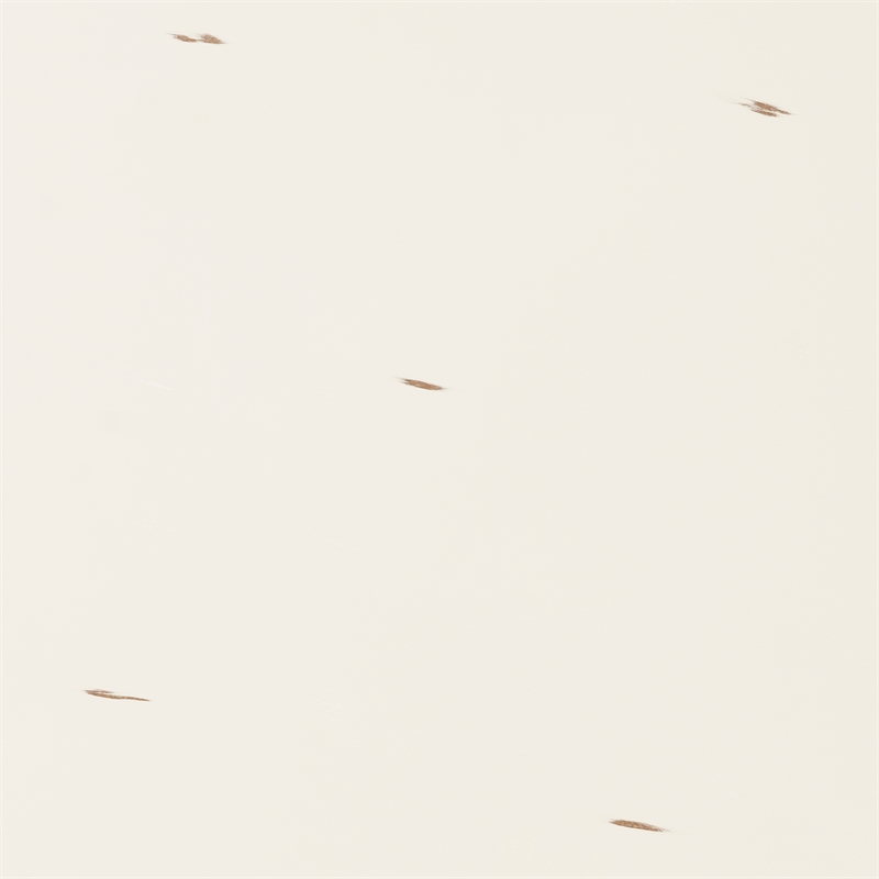 Linon Opal Distressed Wood Coastal Canoe Paddle Side Table in Blue/Cream