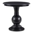 Linon Aspen Round Accent Table Pedestal Base 26.5