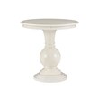 Linon Aspen Round Accent Table Pedestal Base 26.5