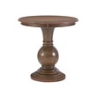 Linon Aspen Round Accent Table Pedestal Base 26.5
