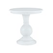 Linon Aspen Round Accent Table Pedestal Base 26.5