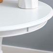 Linon Aspen Round Accent Table Pedestal Base 26.5