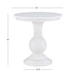Linon Aspen Round Accent Table Pedestal Base 26.5