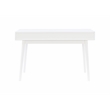 Linon Perry Wood Two Drawer Desk in White