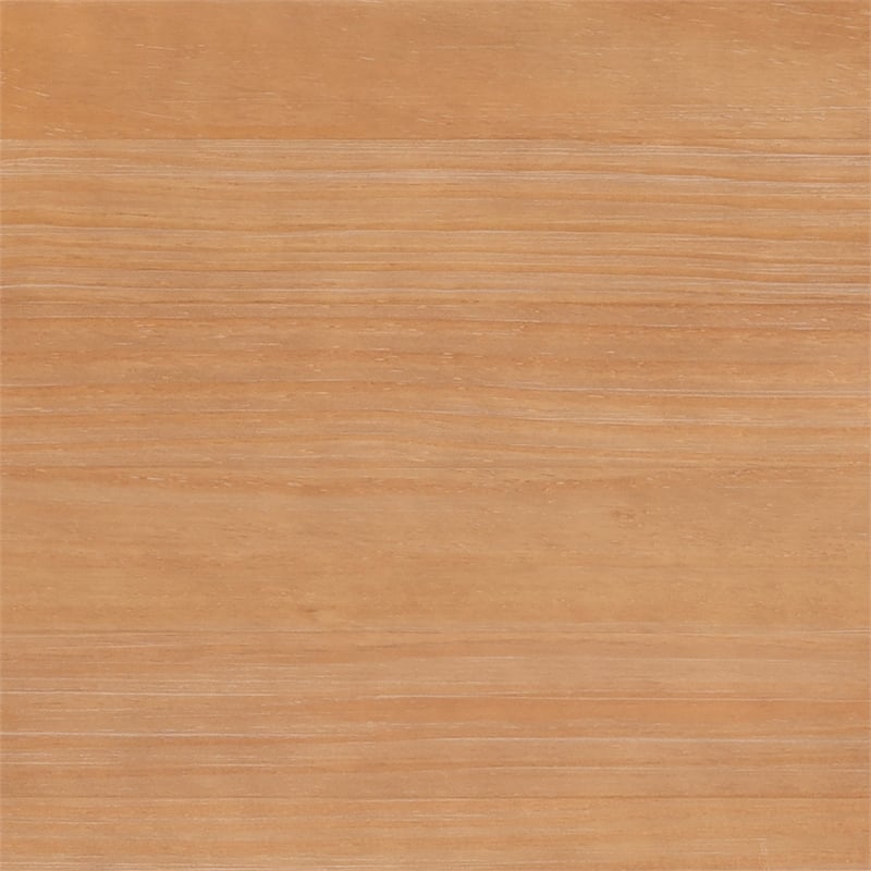 Linon Larson Solid Pine Wood Double Pedestal Bench in Rustic Honey Brown
