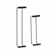 Linon Bethany Iron Towel Racks 2 Pack Industrial Space Saving Design in Black