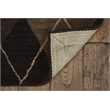 Linon Ashton Argyle New Wool 8'x11' Rug in Gray and Taupe