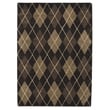 Linon Ashton Argyle New Wool 8'x11' Rug in Gray and Taupe