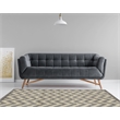Linon Corfu Chevron Polypropylene 4'4