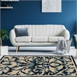 Linon Capri Damask Polypropylene 4'3