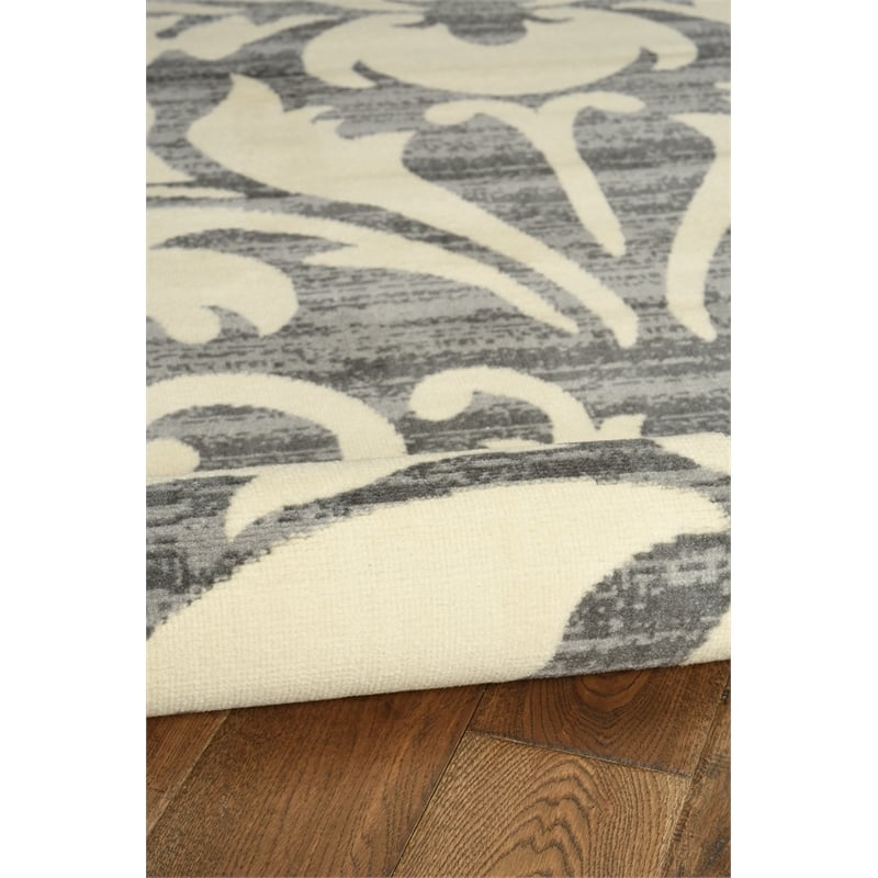 Linon Capri Damask Polypropylene 4'3