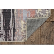 Linon Washable Klarna Polyester 2'x3' Rug in Ivory and Purple