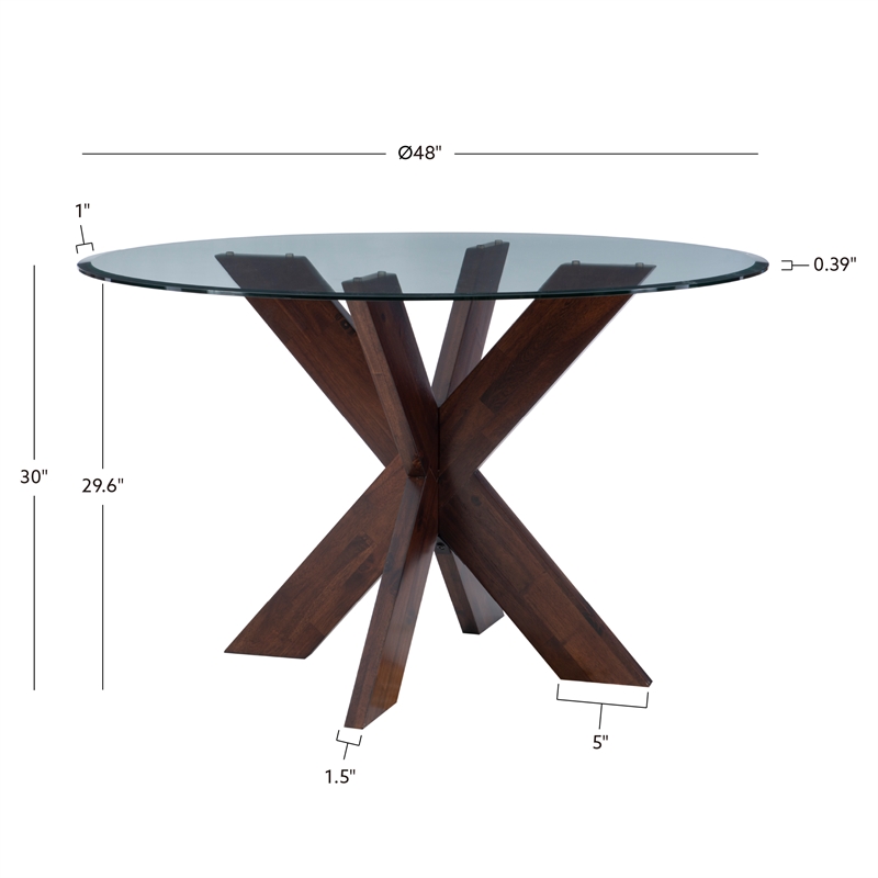 Round glass dining table for 8 hot sale