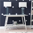 Linon Samantha Wood Console Table in White