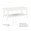 Linon Samantha Wood Coffee Table in White