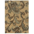 Linon Trio Lahour Polyester 5'x7' Area Rug in Beige