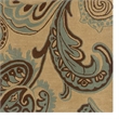 Linon Trio Lahour Polyester 5'x7' Area Rug in Beige