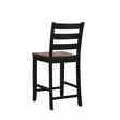 Linon Cain 2 Tone Wood Ladder Back 24.5
