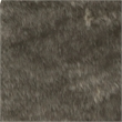 Linon Faux Hide Polyester Mini Cowhide Accent Rug in Gray
