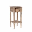 Linon Styers Wood Accent Starfish Coastal Side Table in Natural
