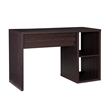 Linon Lane Wood Two Cube Desk in Espresso