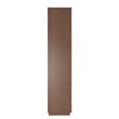 Linon Keane Wood Mid Century Hall Tree with One Drawer in Brown