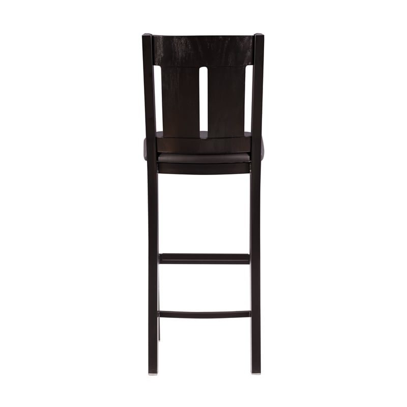Linon Cady Metal and Faux Leather Upholstered Seat 31