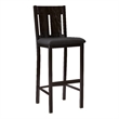 Linon Cady Metal and Faux Leather Upholstered Seat 31