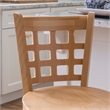 Linon Flint Commercial Grade Set of Two Counter Stools in Natural Beechwood