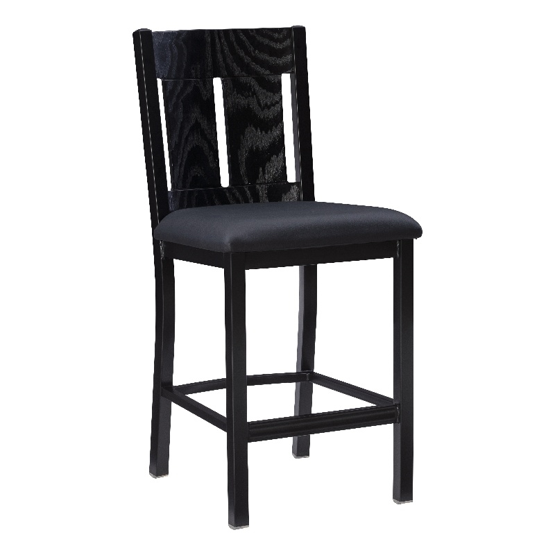 Linon Cady Upholstered Faux Leather Seat 24