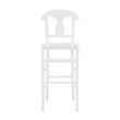 Linon Vance Commercial Grade Set of Two Counter Stools in Solid White Beechwood