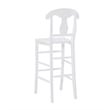 Linon Vance Commercial Grade Set of Two Counter Stools in Solid White Beechwood