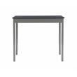 Linon Tifton Five Piece Faux Marble Upholstered Tavern Set in Gray Wood