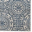 Linon Indoor Outdoor Machine Washable Doria Accent 2'x3' Rug in Smoke Gray