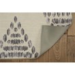 Linon Indoor Outdoor Machine Washable Ezili Accent 2'x3' Rug in Ivory
