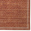 Linon Indoor Outdoor Machine Washable Hama Area 5'x7' Rug in Orange and Ivory