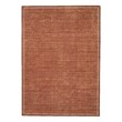 Linon Indoor Outdoor Machine Washable Hama Area 5'x7' Rug in Orange and Ivory