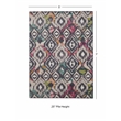 Linon Indoor Outdoor Machine Washable Conch Area 5'x7' Rug in Ivory and Gray