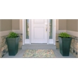 Linon Indoor Outdoor Machine Washable Lana Accent 2'x3' Rug in Gray and Green