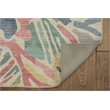 Linon Indoor Outdoor Machine Washable Lana Accent 2'x3' Rug in Gray and Green
