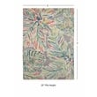Linon Indoor Outdoor Machine Washable Lana Area 5'x7' Rug in Gray and Green