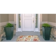 Linon Indoor Outdoor Machine Washable Ridley Polyester Accent 2'x3' Rug in Ivory