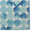 Linon Indoor Outdoor Machine Washable Cayman Polyester Accent 2'x3' Rug in Blue